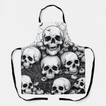 Cránulos Humanos góticos Apron