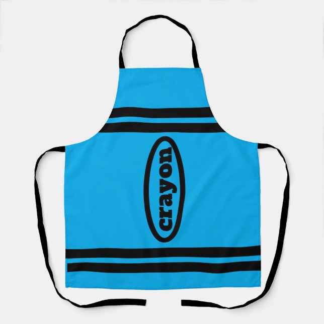 Delantal Crayon Apron Family & Group Costumes - Azul (Anverso)