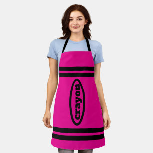Delantal Crayon Apron Family & Group Costumes - Fuchsia
