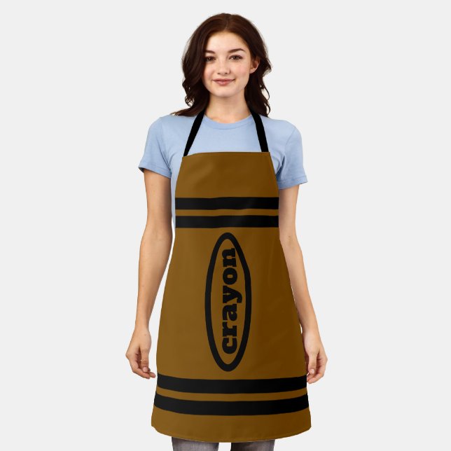 Delantal Crayon Apron Family & Group Costumes - Marrón (Gastado)