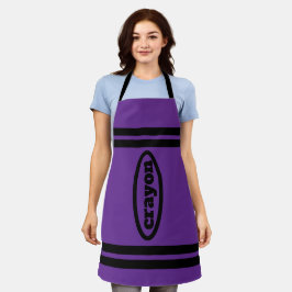 Delantal Crayon Apron Family & Group Costumes - Púrpura