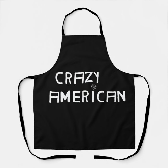 DELANTAL CRAZY AMERICAN APRON (Anverso)