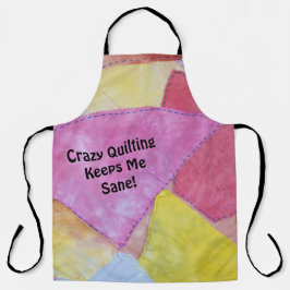Delantal Crazy Quilting
