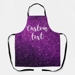 Delantal Crea tu propia Purpurina, mamá, novia Personalizad