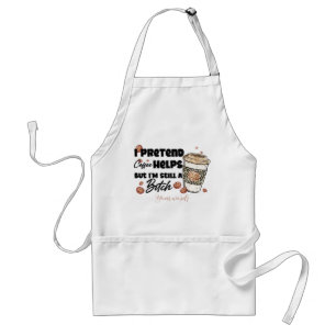 Delantal Crea tu propio café pretender ayuda