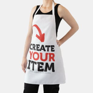 Delantal CREA-TU-PROPIO Diseño de carga personalizada Impre