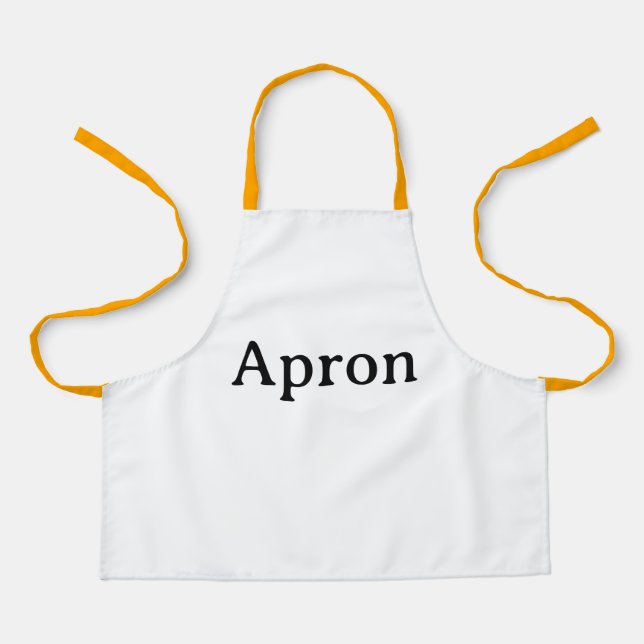 Delantal Crea tu Propio Diseño Simple (Anverso)