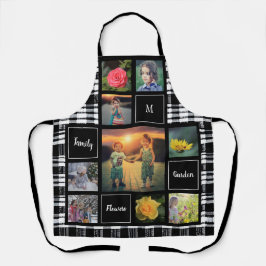 Delantal Crea tu propio protector de jardín de collage de f