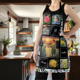 Delantal Crea tu propio protector de jardín de collage de f