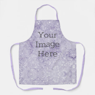 Delantal Crea tu propio Purpurina metalúrgico púrpura 
