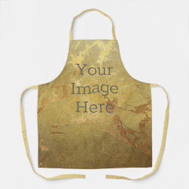 Delantal Crea tu propio Relieve metalizado metálico de 14.0