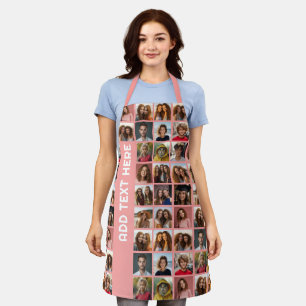 Delantal Crea un collage de fotos personalizado con 18 foto