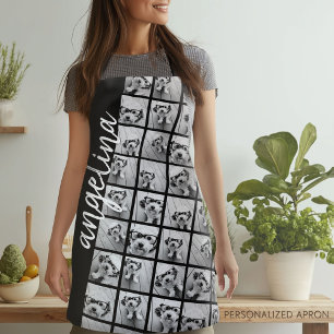 Delantal Crea un divertido collage de fotos con 18 fotos