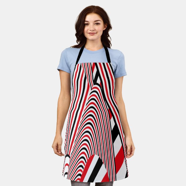 Delantal Creación de patrones abstractos 2 (Gastado)