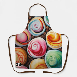 Delantal Creamy Swirls
