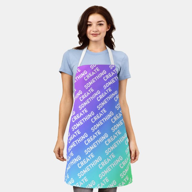 Delantal Crear algo Apron (Gastado)