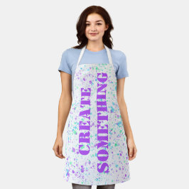 Delantal Crear algo Paint Splatter Apron