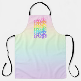 Delantal "Crear" Apron Arcoiris
