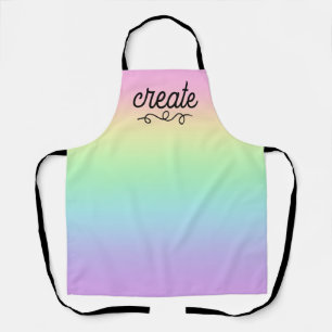Delantal Crear Apron Arcoiris Pastel