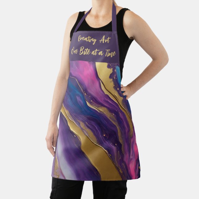 Delantal Crear arte, una cometa a la vez - Resumen (in situ)