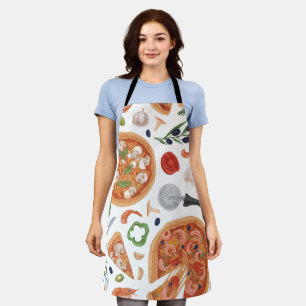 Delantal Crear su propio Apron de impresión simple de pizza