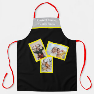 Delantal Crear su propio Collage de fotos familiar Apron