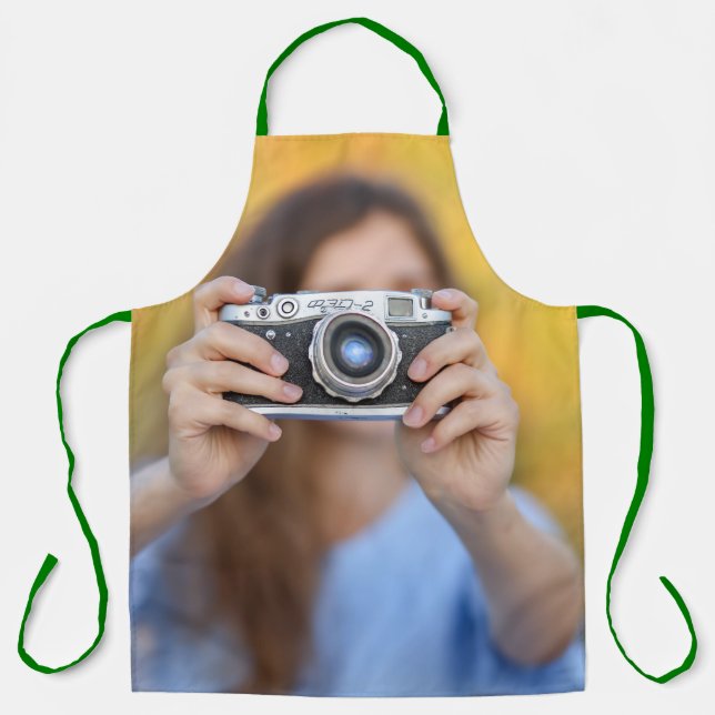 Delantal Crear su propio Personalizado Apron de fotos perso (Anverso)