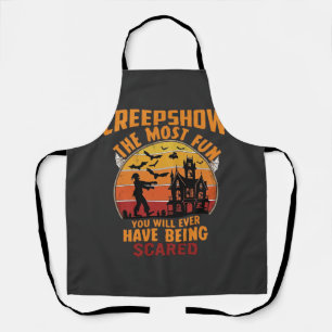 Delantal Creepshow Halloween Zombie Casa Embrujada Atardece