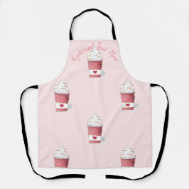 Delantal Crema Latte & Whipped (Rosa)