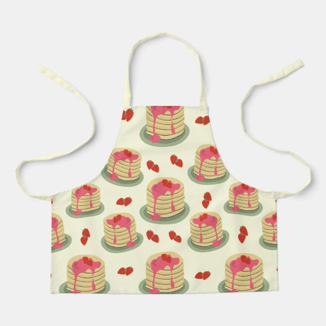 Delantal Crepes con jarabe de fresa (Anverso)
