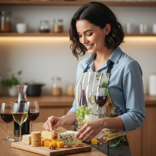 Delantal Cría de queso miel de nuez uva crujir comida