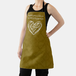 Delantal Criando pequeños con deliciosa pasta italiana padr