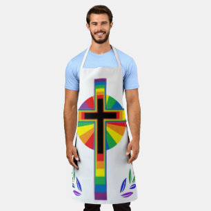 Delantal cristiano del orgullo LGBTQIA+