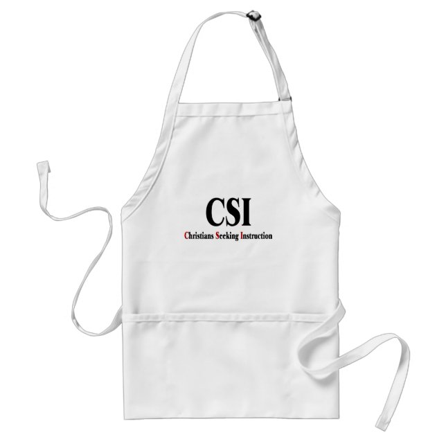 Delantal Cristianos de CSI (Frente)