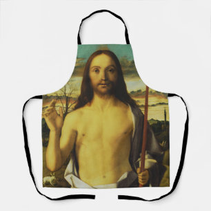 Delantal Cristo bendiciendo por Giovanni Bellini  