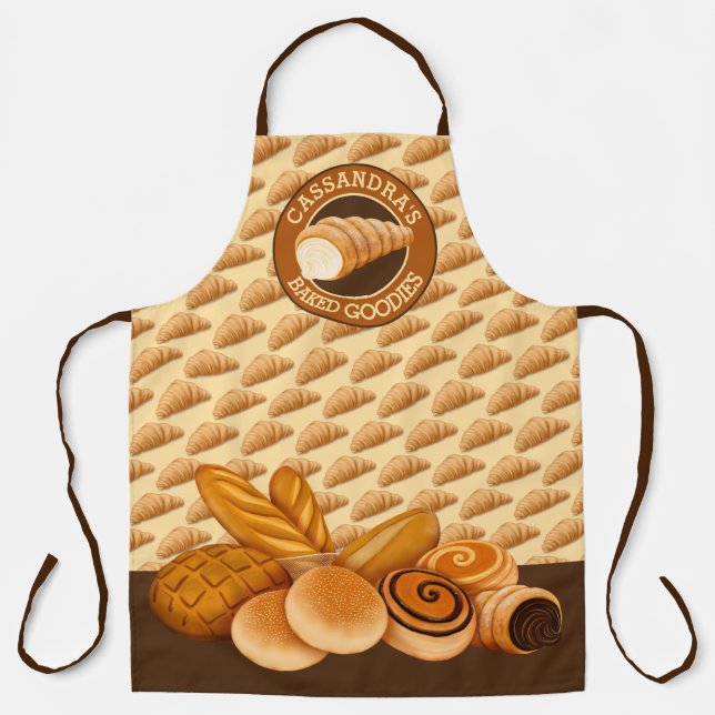 Delantal Croissant con el logo de Bread Baker (Anverso)