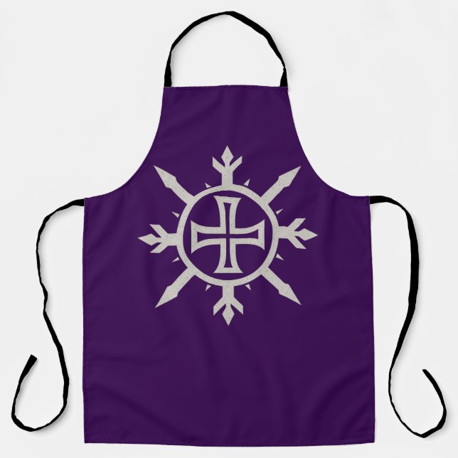 Delantal "Cross Emblem" All-Over Print Apron (Anverso)