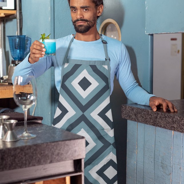 Delantal Cuadrados modernos (Subido por el creador)