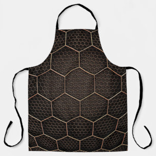 Delantal Cuadrícula d hexagonal de textura de fondo