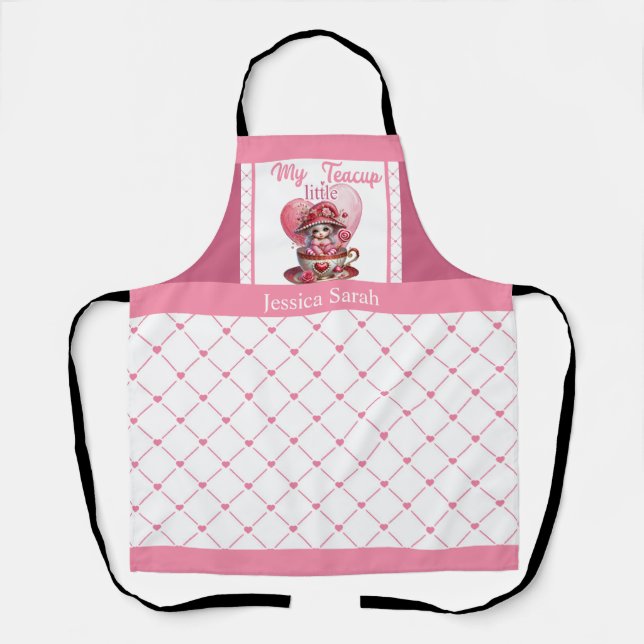 Delantal Cuadros De Tacup (Anverso)