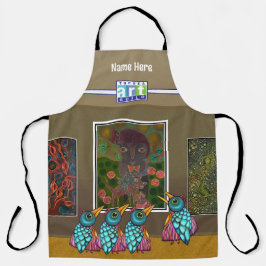 Delantal Cuadros en la pared de impresión en todo el mundo