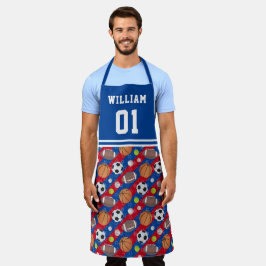 Delantal Cualquier color - Multi Ball Sports Apron