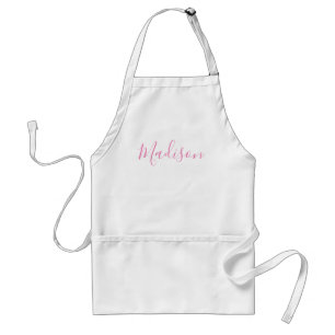 Delantal Cualquier color - Nombre de script Apron personali