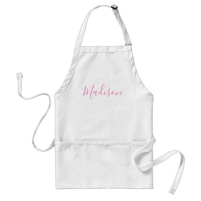 Delantal Cualquier color - Script Name Personalized Apron (Frente)