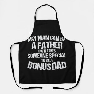 Delantal Cualquier Hombre Puede Ser Padre Pero Un Bono Espe