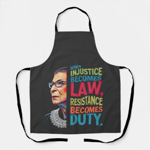 Delantal Cuando la injusticia se convierte en deber, la res