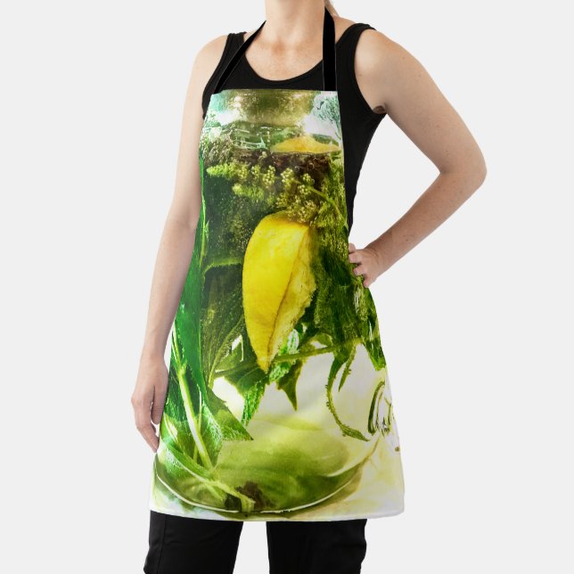 Delantal Cuando la vida le da limones de impresora todo sob (in situ)