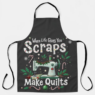 Delantal Cuando la vida te da los grilletes hacen Navidades
