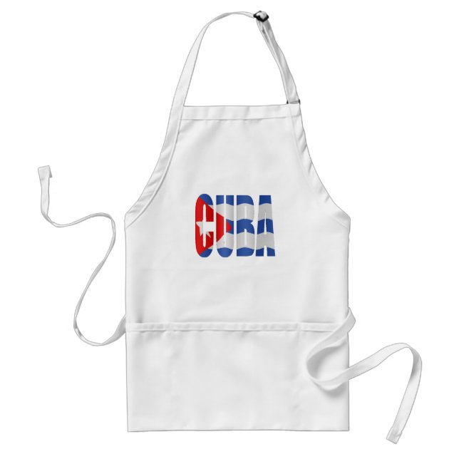 Delantal Cuban flag (Frente)