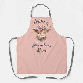 Delantal Cubierta acuática floral de vaca de montaña